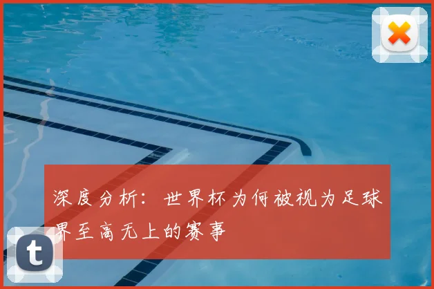 深度分析：世界杯为何被视为足球界至高无上的赛事